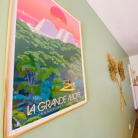 Le Bali, Exceptionnel P3 Avec Piscine A 2 Min Des Plages , Parking, Wifi Et Climatisation Apartmán